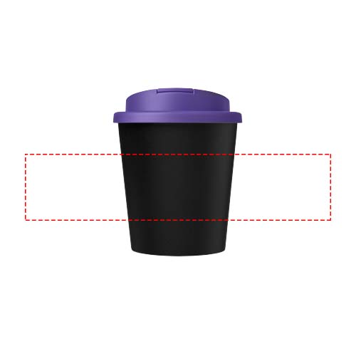 Americano® Espresso Eco 250 ml recycled tumbler with spill-proof lid 