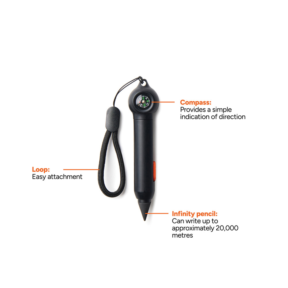 Nordic Drift Trail RCS Portable Infinity Pocket Pen+Compass