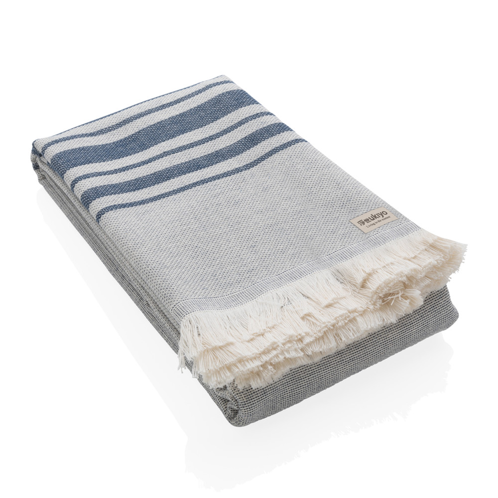 Ukiyo Yumiko AWARE™ Hammam Towel 100 x 180cm - navy (± PMS 539)