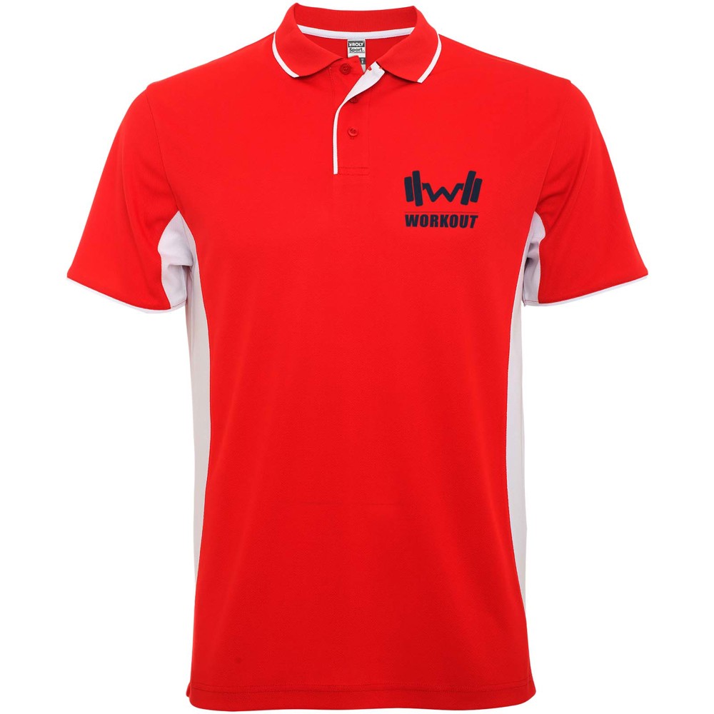 Montmelo 150 g/m² short sleeve unisex sports polo