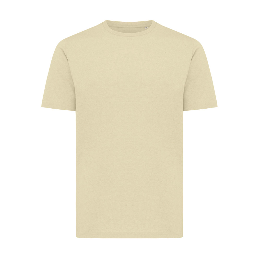 IQONIQ Sierra lightweight recycled cotton t-shirt - cream yellow (± PMS 12-0717 TCX)