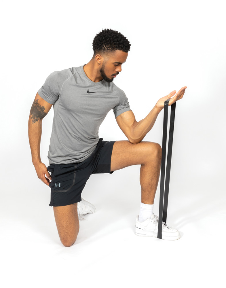 4pc elastic fitness bands in pouch