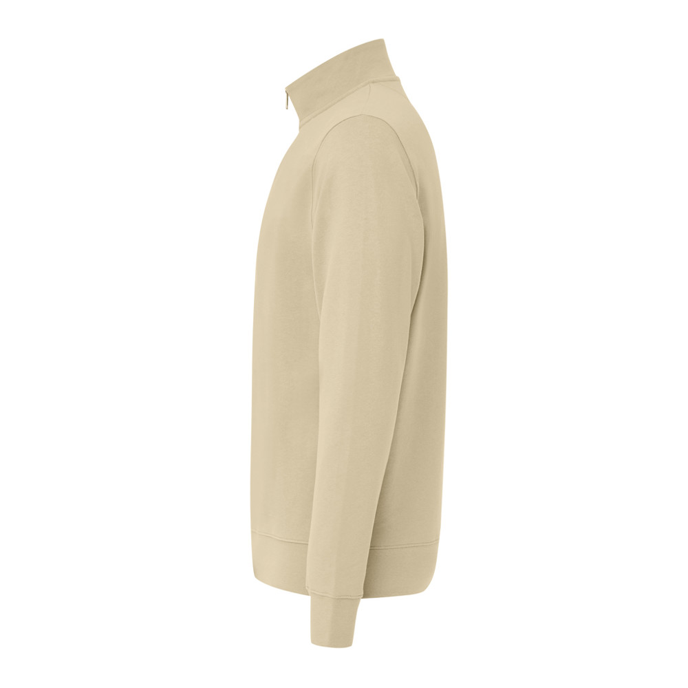 IQONIQ Elgon recycled cotton quarter zip sweater