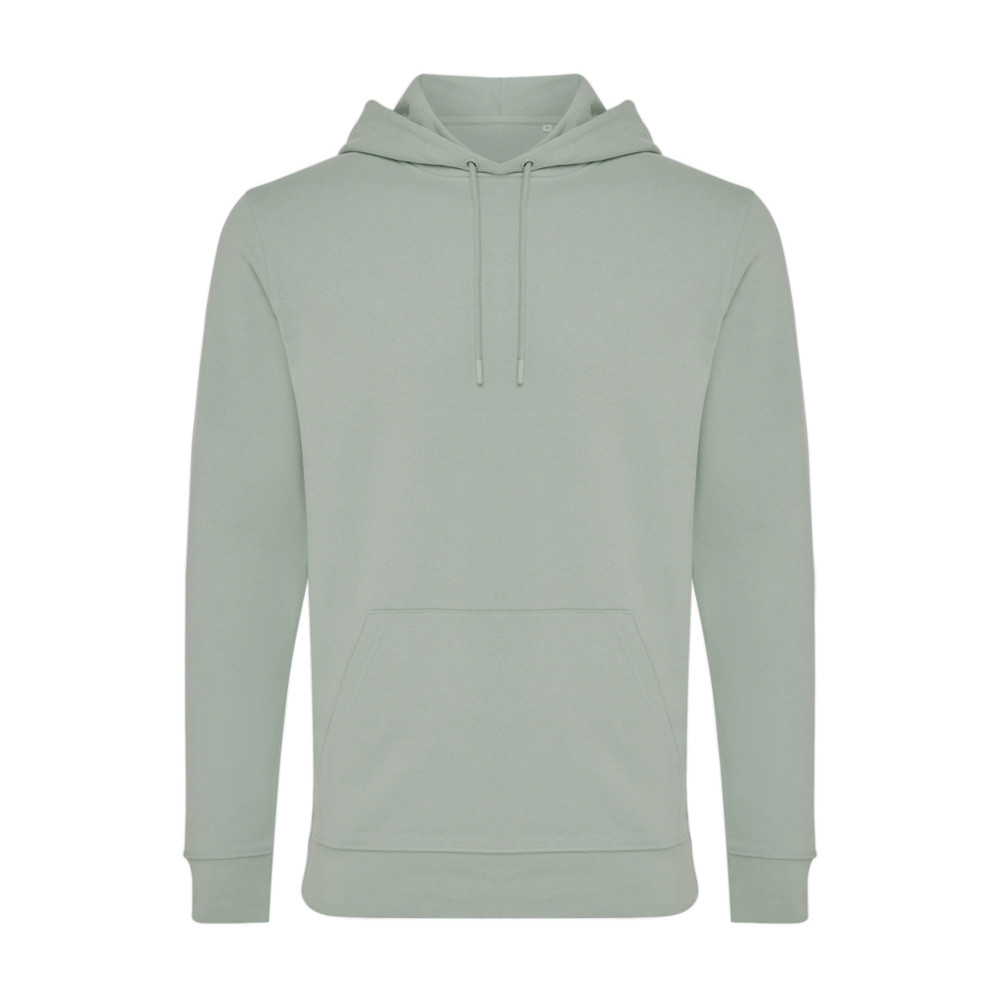 IQONIQ Jasper recycled cotton hoodie - iceberg green (± PMS 15-5205 TCX)