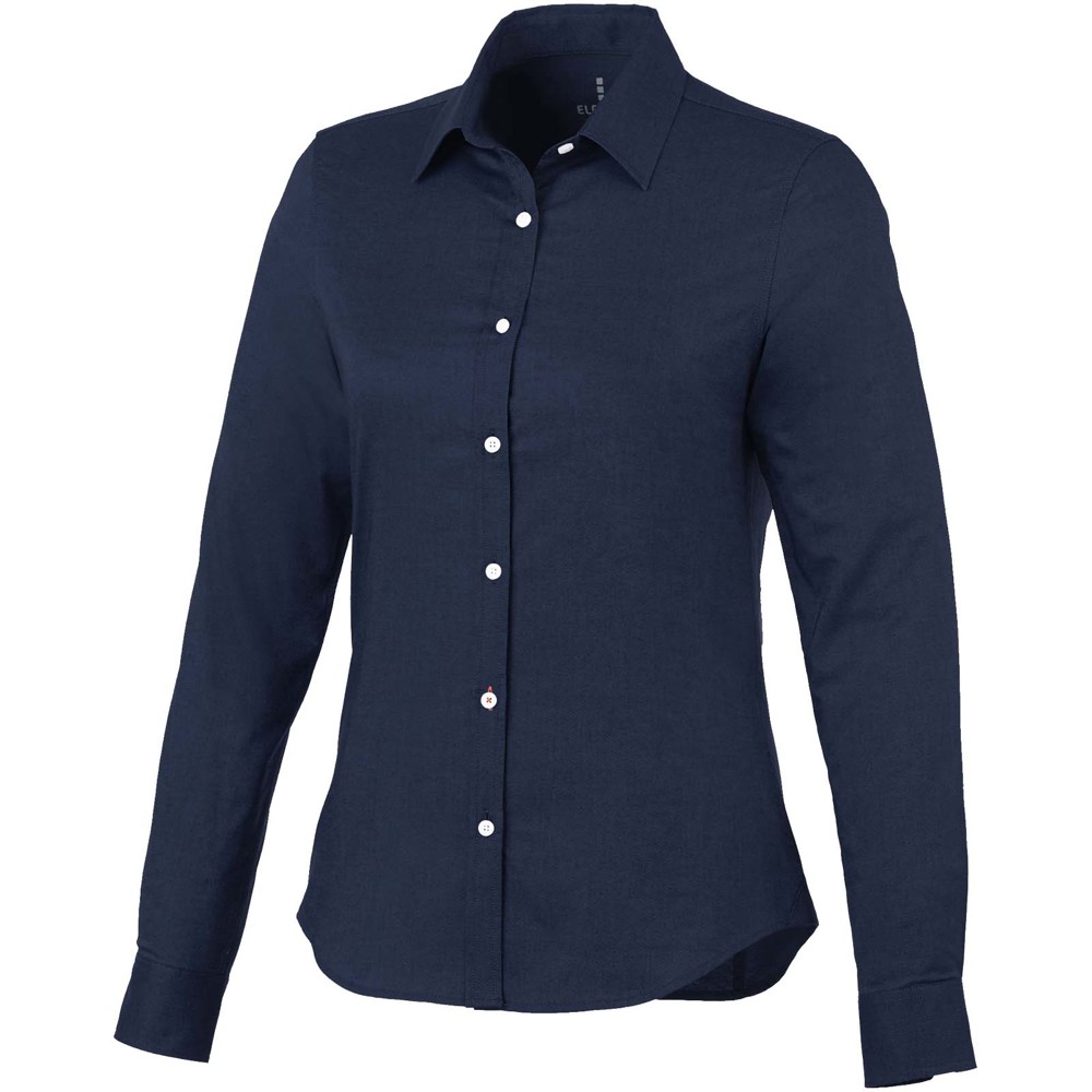 Vaillant 142 g/m2 long sleeve women's oxford shirt - Navy