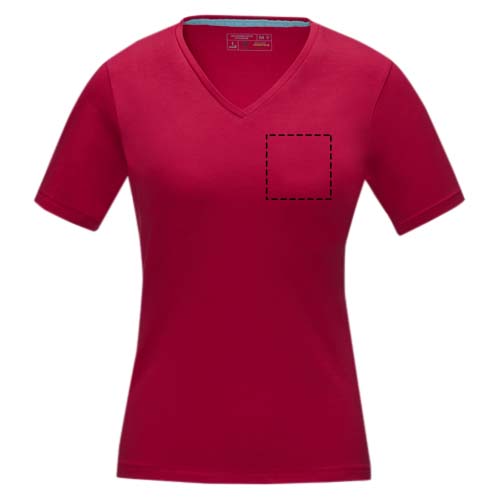 Kawartha short sleeve women's organic v-neck t-shirt