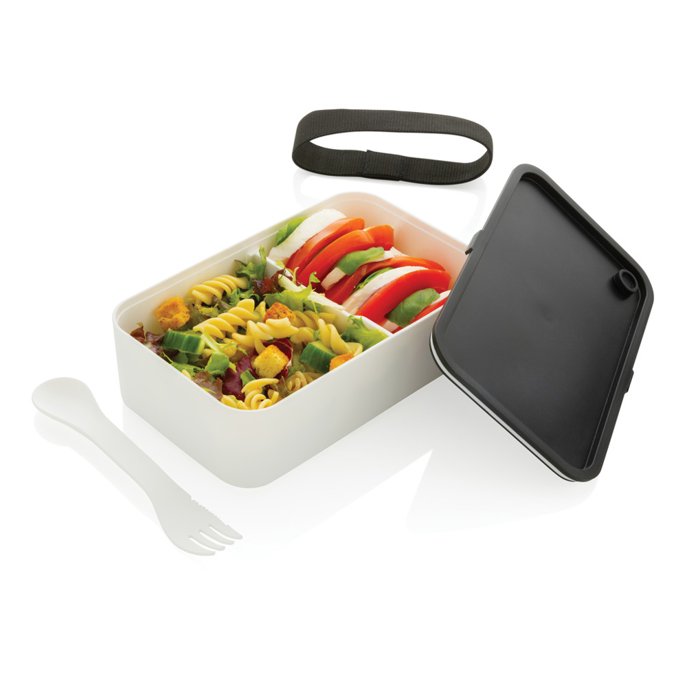 PP lunch box with spork