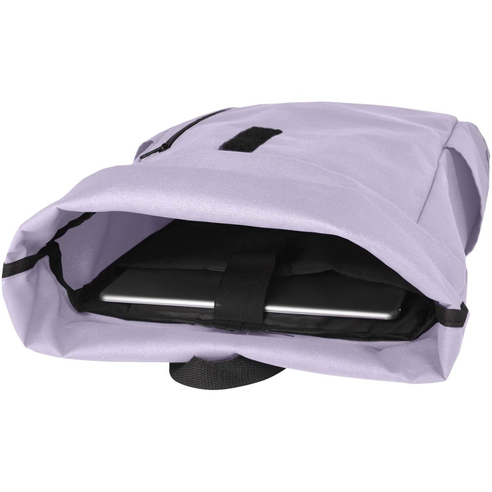 Byron 15.6" GRS RPET roll-top backpack 18L