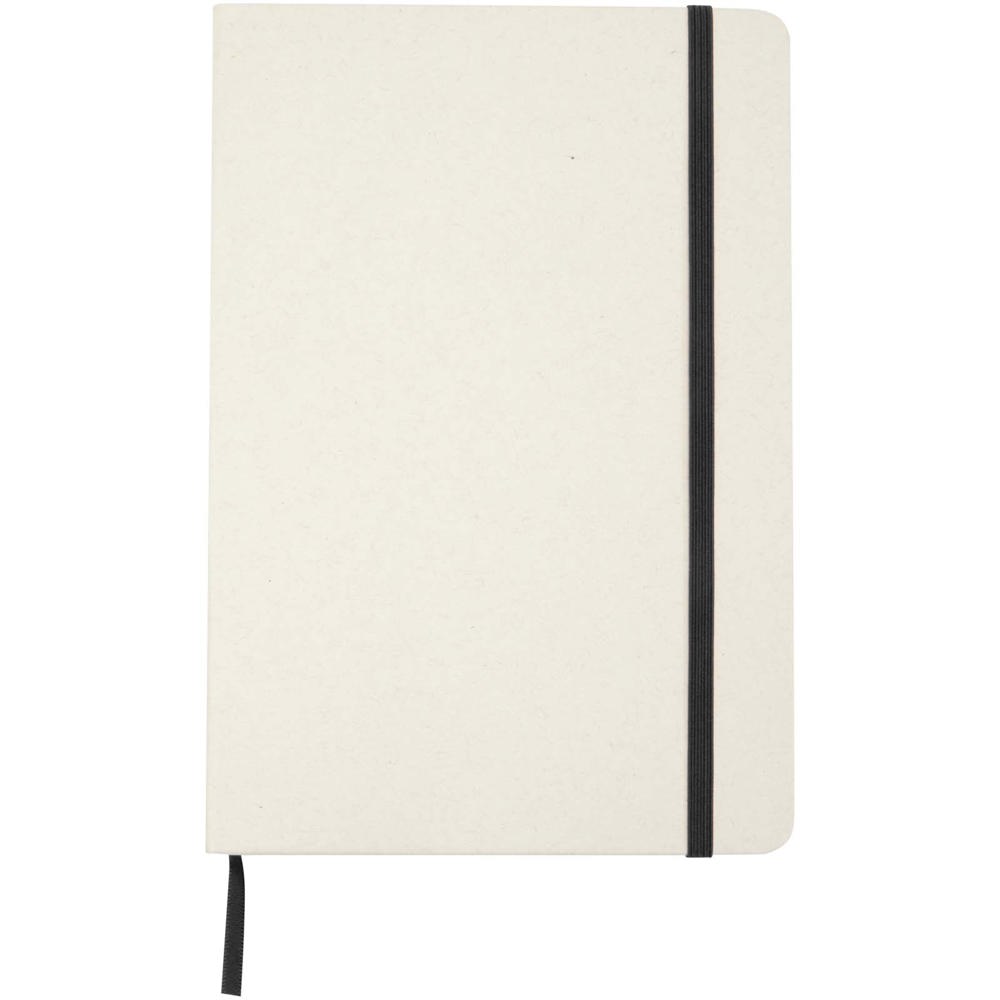 Bass A5 recycled hard cover notebook with lined pages