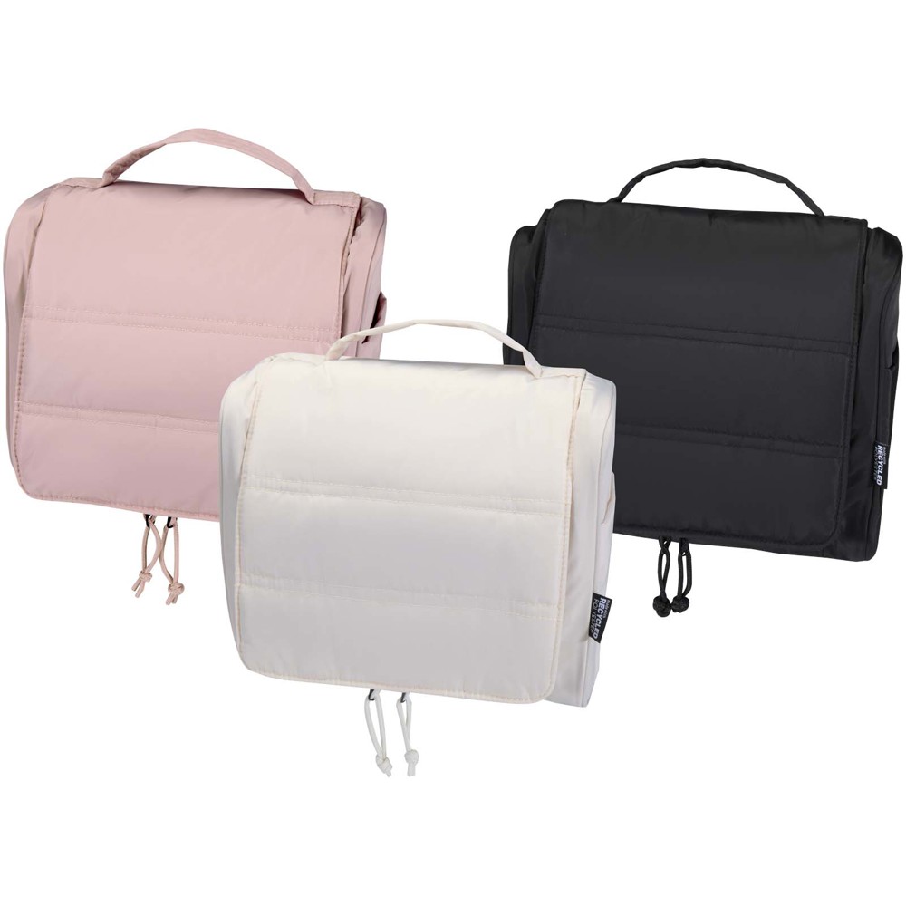 Puffer GRS recycled hangable toiletry bag 8L