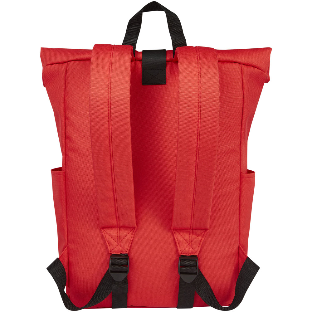 Byron 15.6" GRS RPET roll-top backpack 18L