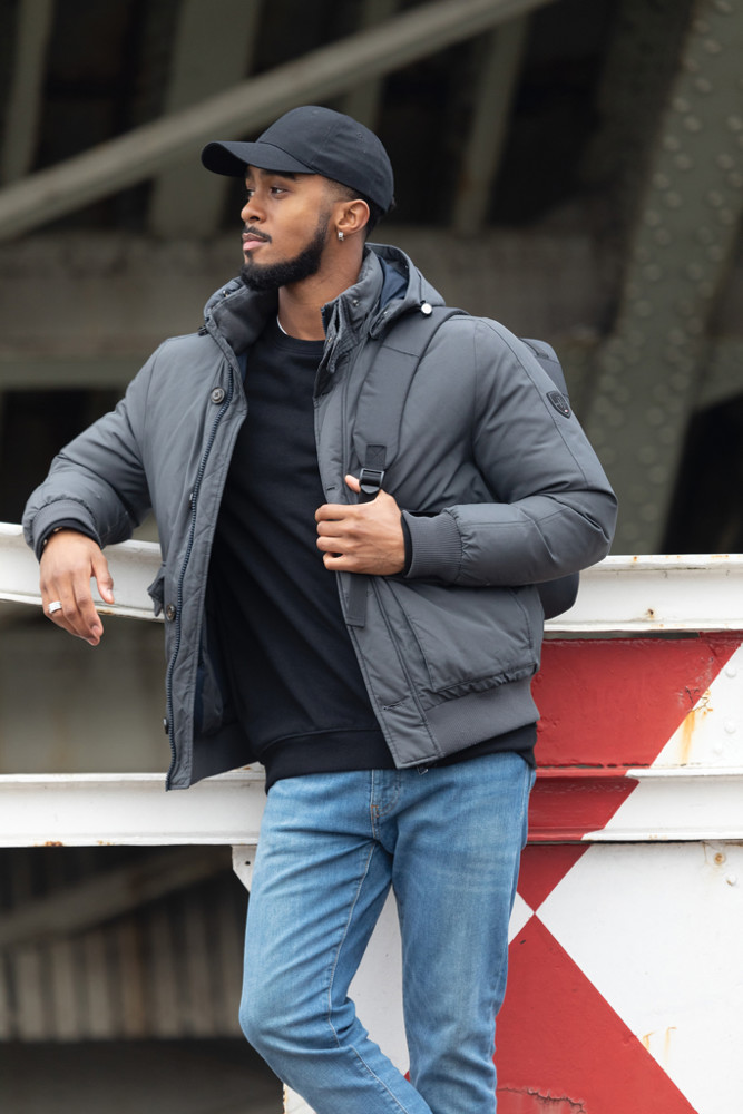 Impact 6 panel 280gr Recycled cotton cap with AWARE™ tracer