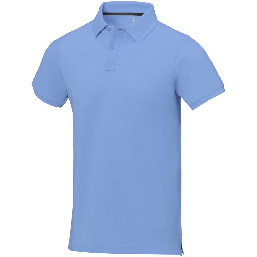 Calgary 200 g/m2 short sleeve men's polo - Light blue
