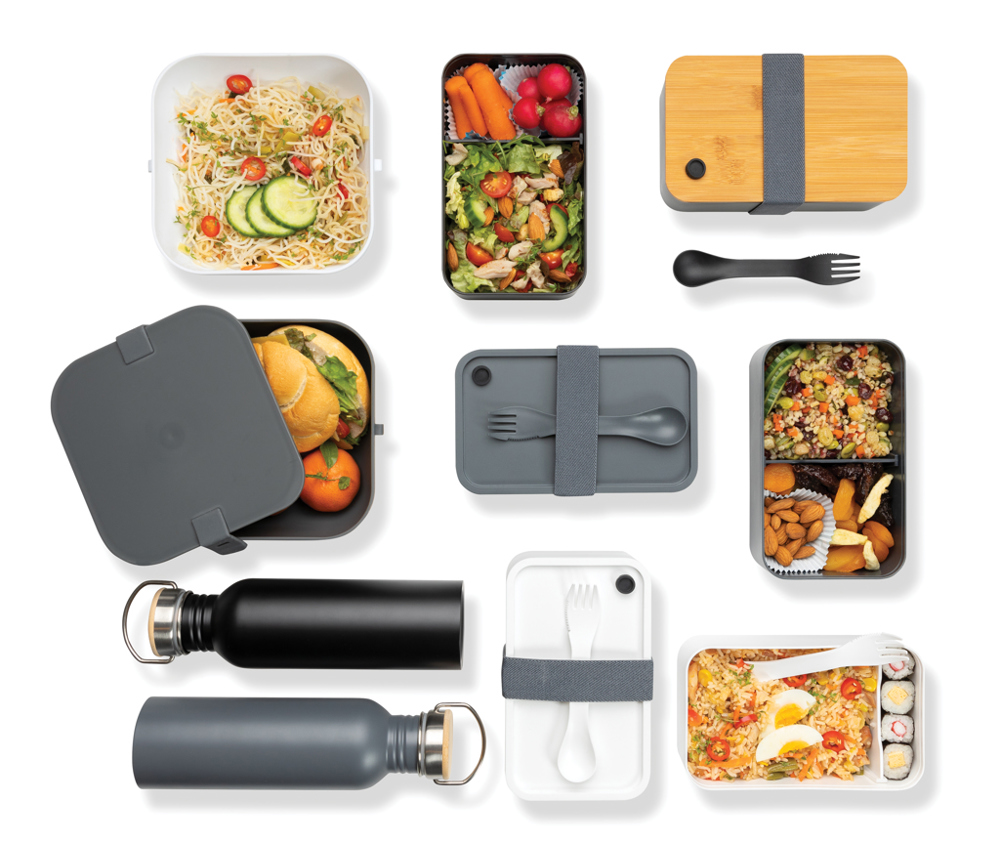 PP lunchbox with spork