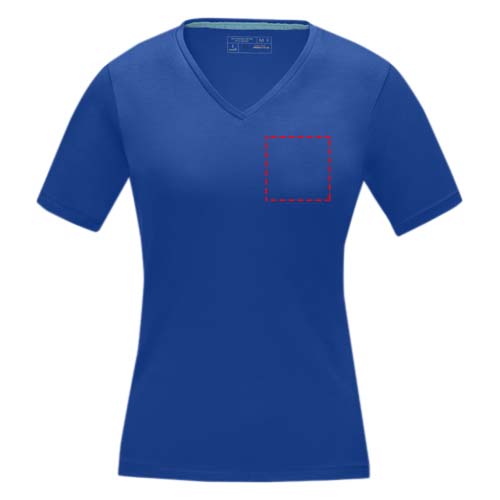 Kawartha short sleeve women's organic v-neck t-shirt