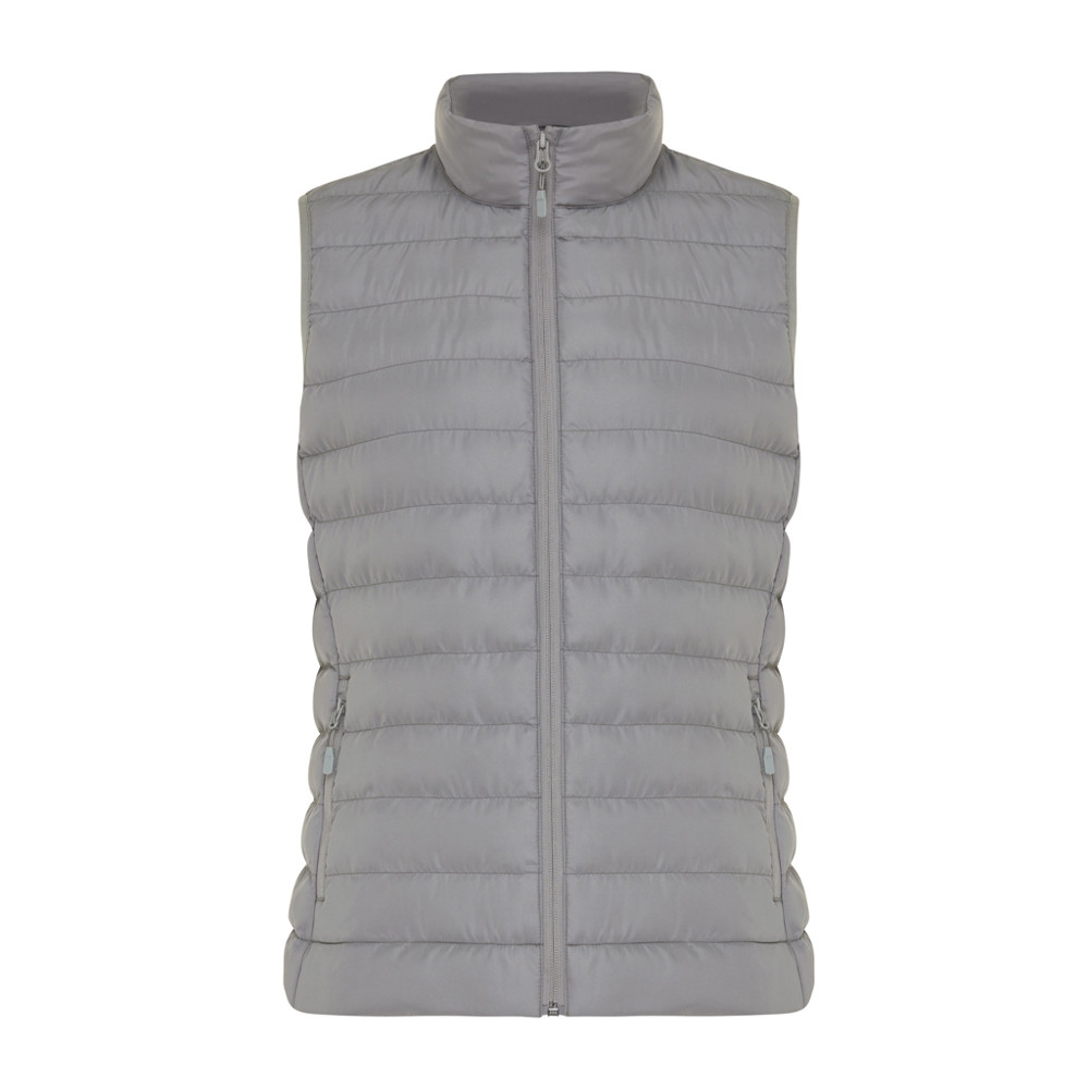IQONIQ Meru women recycled polyester bodywarmer - silver grey (± PMS 17-4405 TCX)