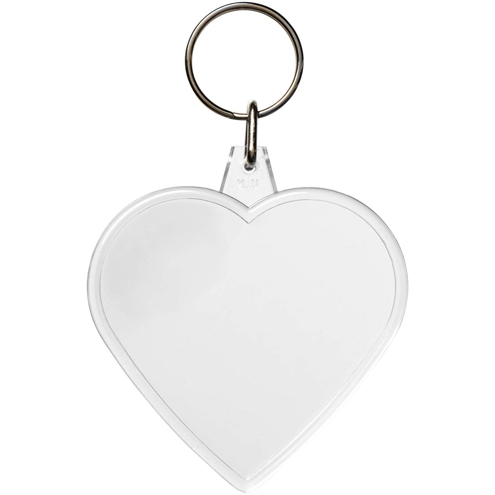 Combo heart-shaped keychain