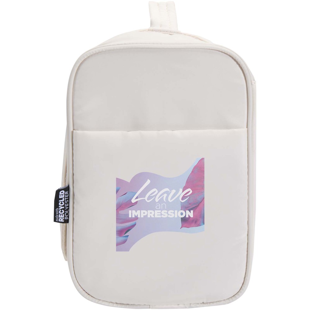 Puffer GRS recycled hangable toiletry bag 8L