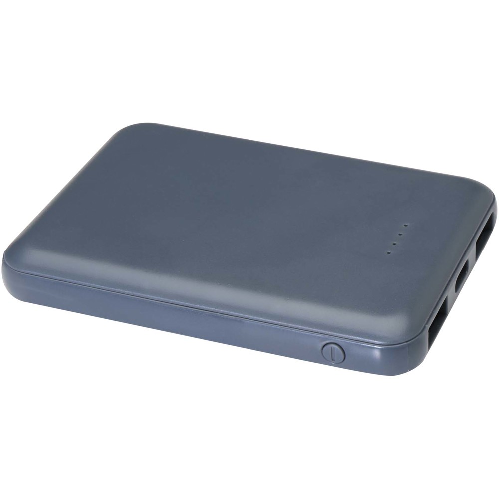 Asama 5000 mAh Type-C recycled plastic power bank - Hale Blue
