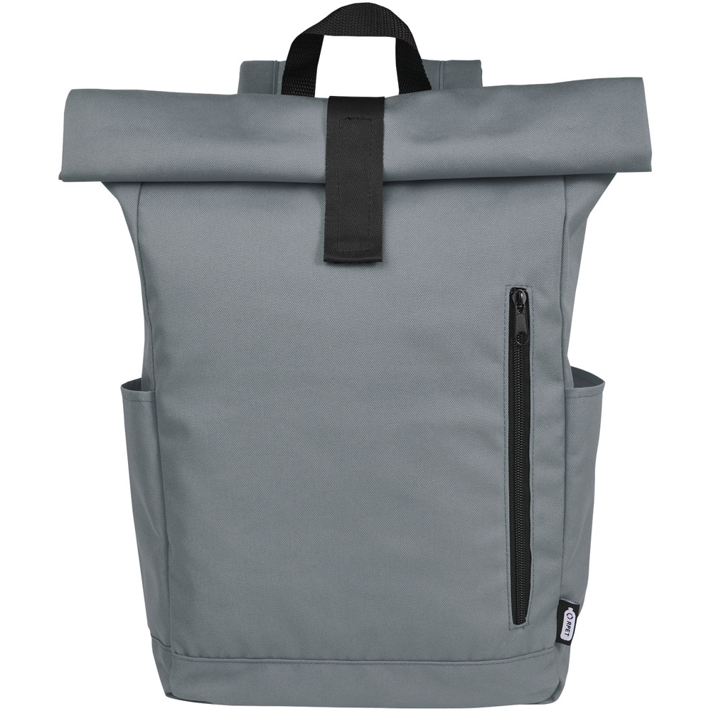 Byron 15.6" GRS RPET roll-top backpack 18L