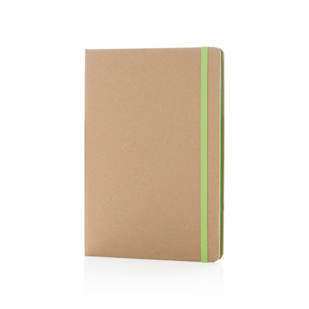 A5 kraft notebook - green (± PMS 368)