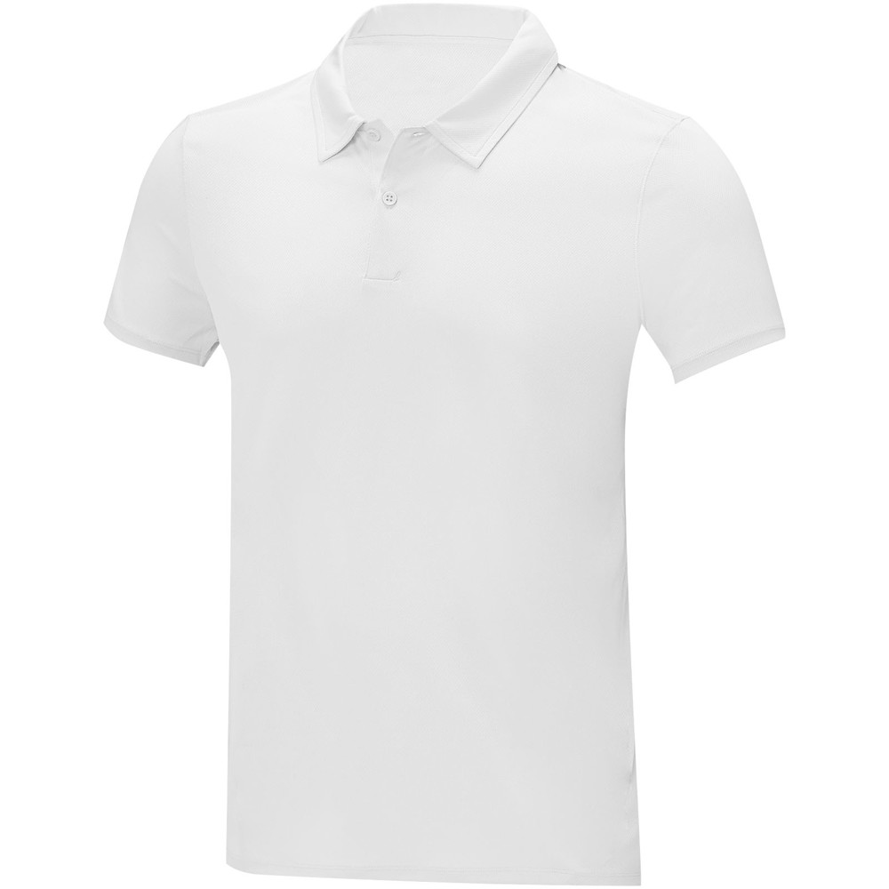 Deimos 105 g/m2 short sleeve men's cool fit polo - White