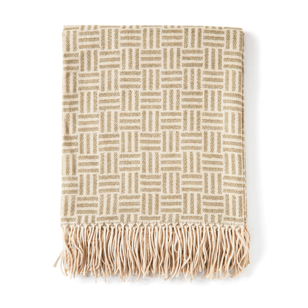 VINGA Lenox blanket - green (± PMS Green)