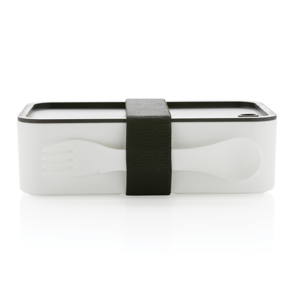 PP lunch box with spork