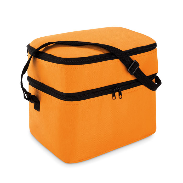 CASEY - Cooler bag with 2 compartments - orange