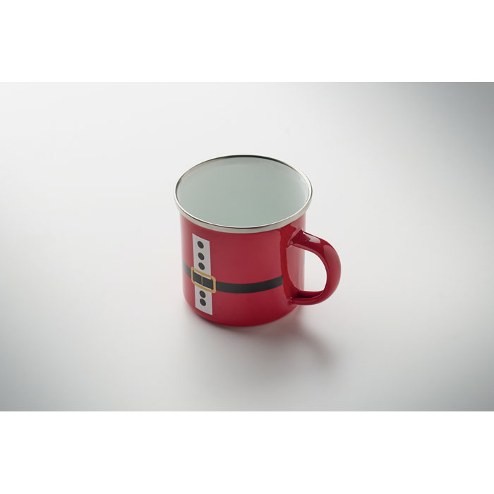 SANTAMEL - Santa enamel vintage mug 300ml