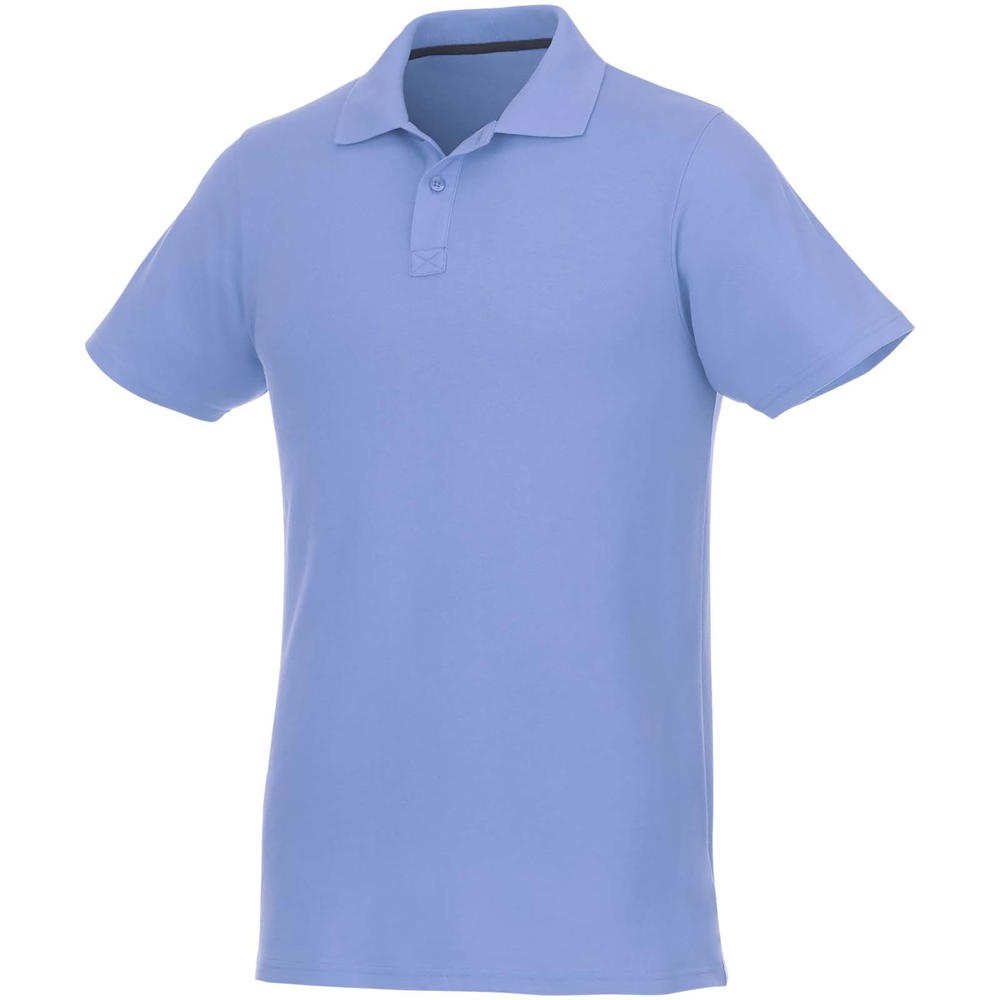 Helios 180 g/m2 short sleeve men's polo - Light blue