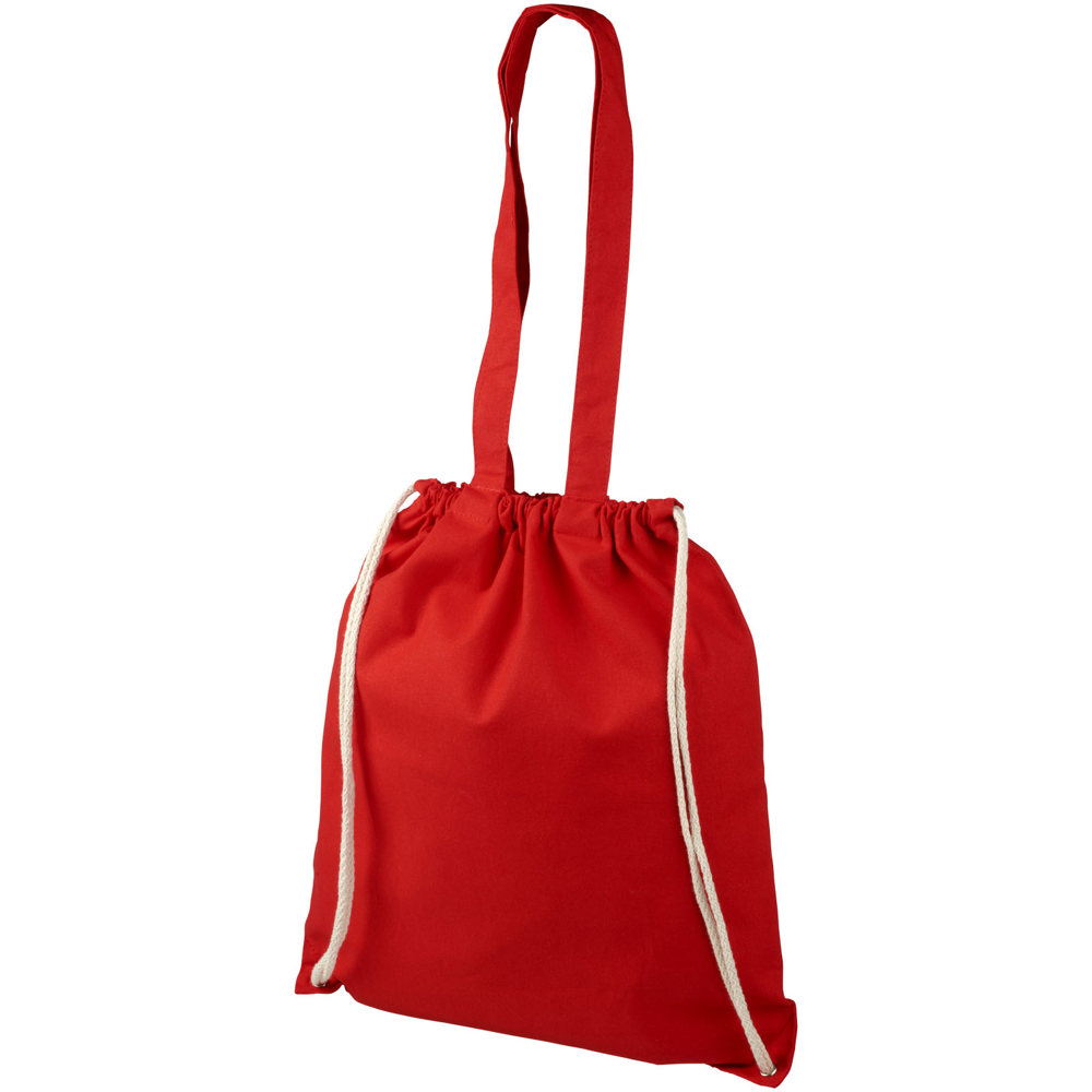 Eliza 240 g/m² cotton drawstring bag 6L