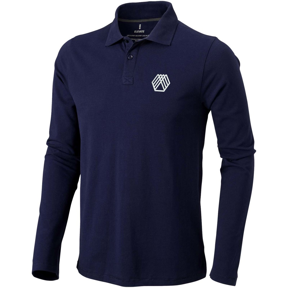 Calgary 180 g/m2 long sleeve men's polo