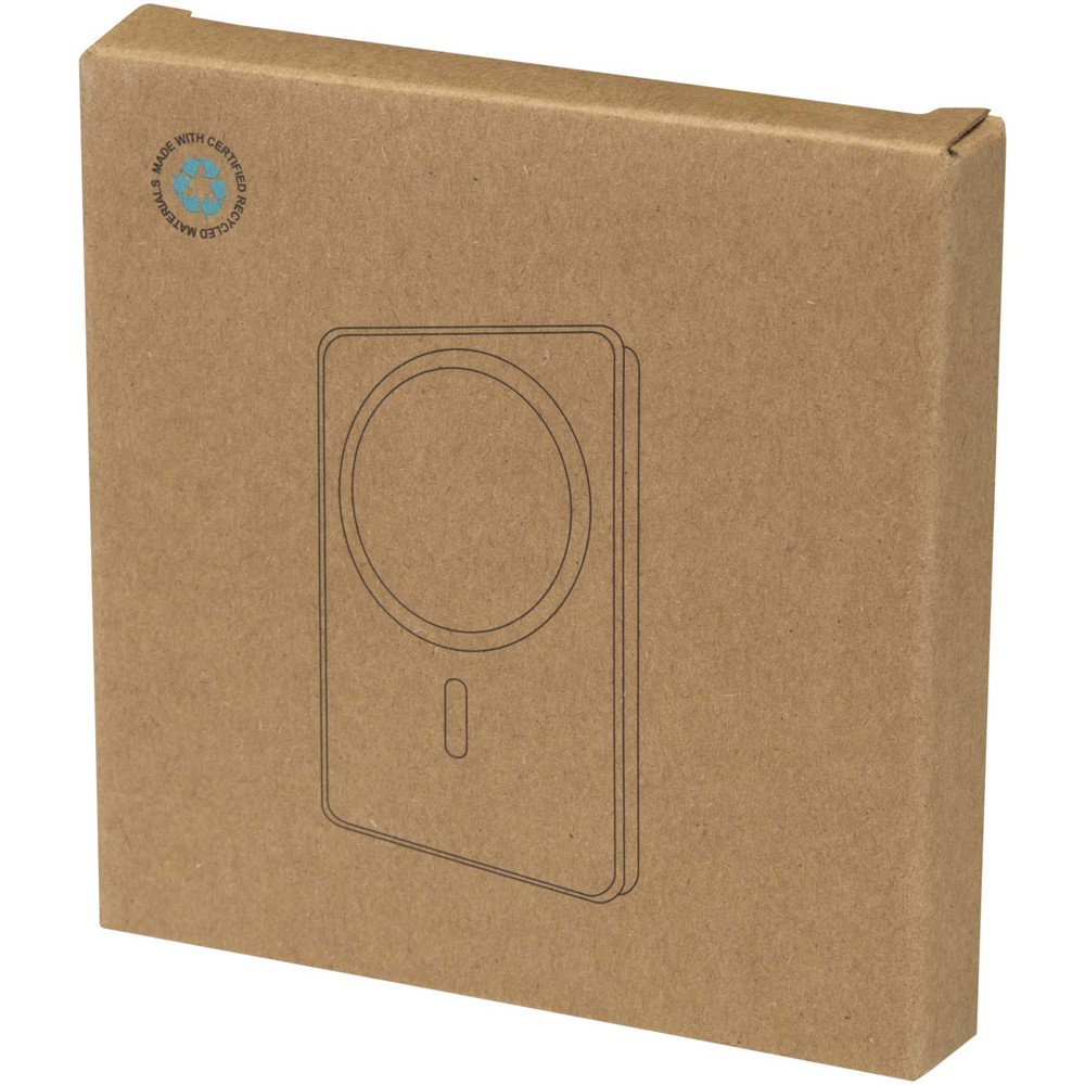 Avis 5000 mAh RCS recycled aluminium magnetic power bank 