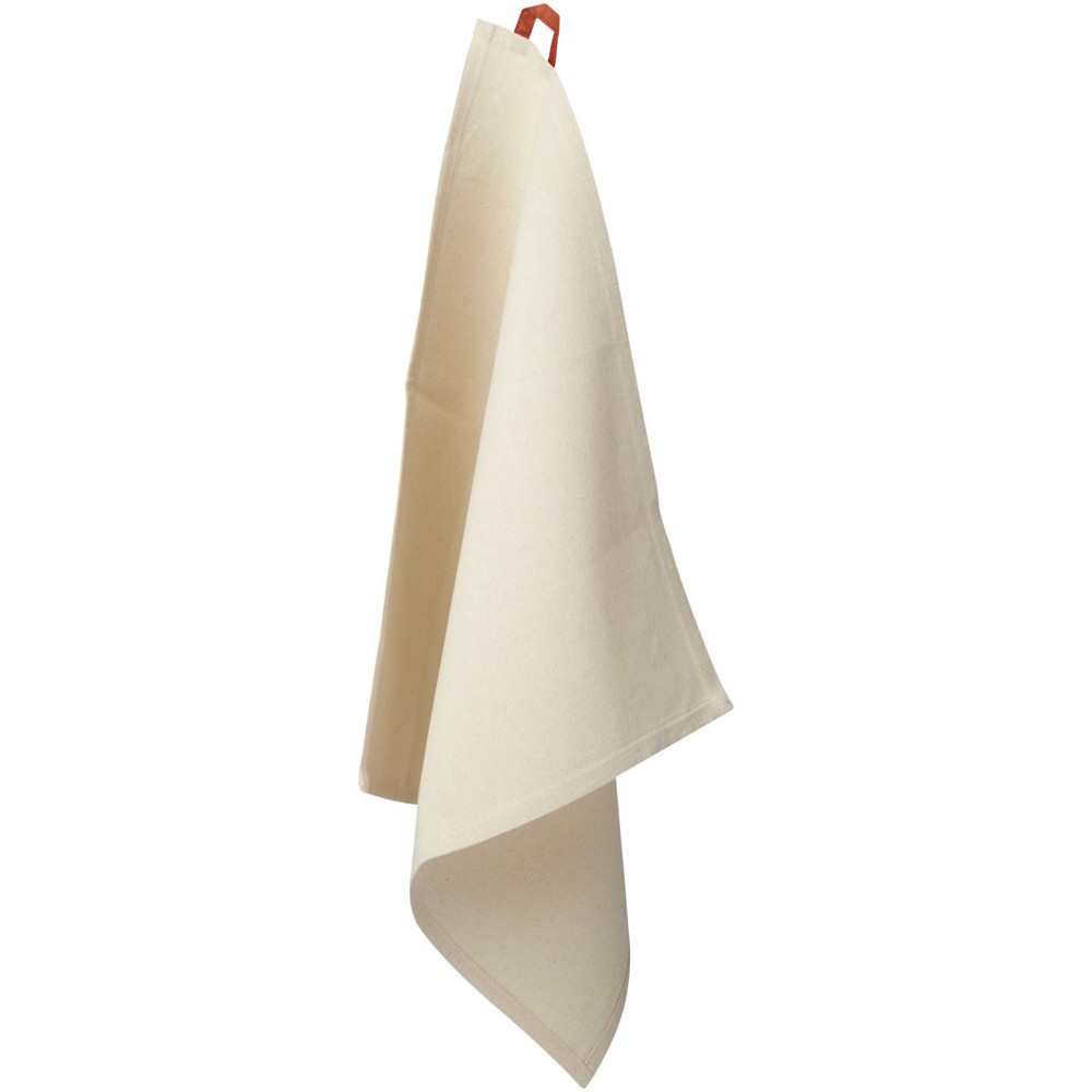 Alora 210 g/m² recycled cotton kitchen towel - Brick