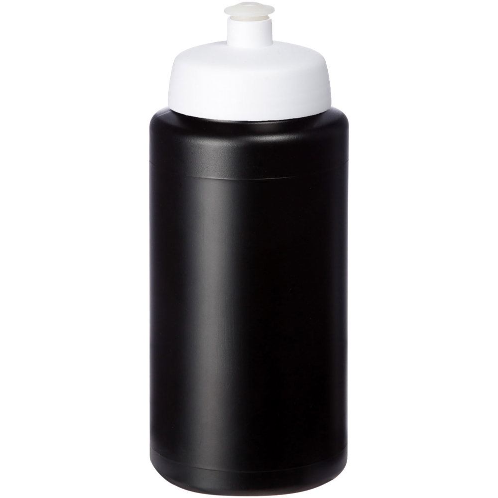 Baseline® Plus grip 500 ml sports lid sport bottle - Black, White