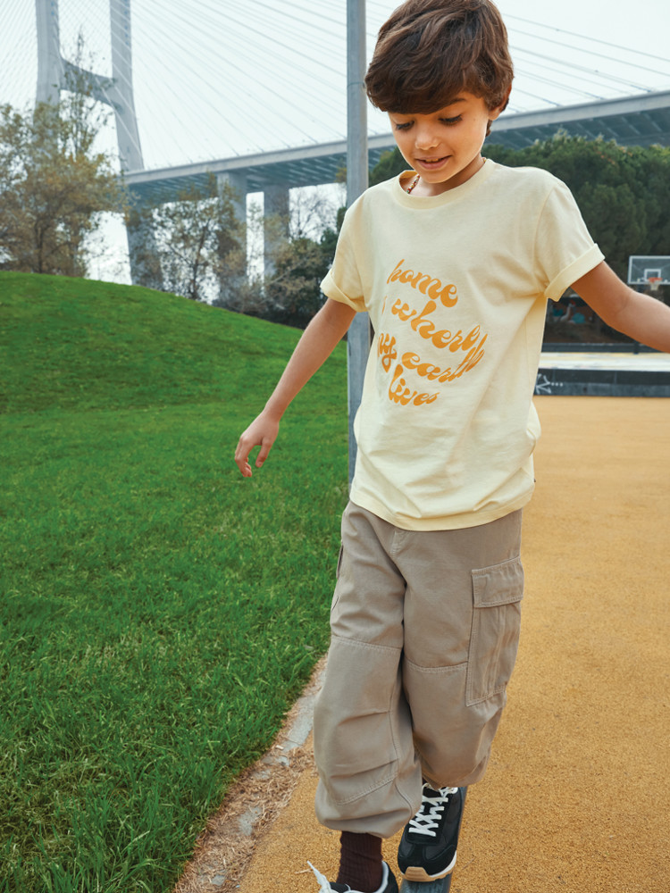 IQONIQ Koli kids lightweight recycled cotton t-shirt
