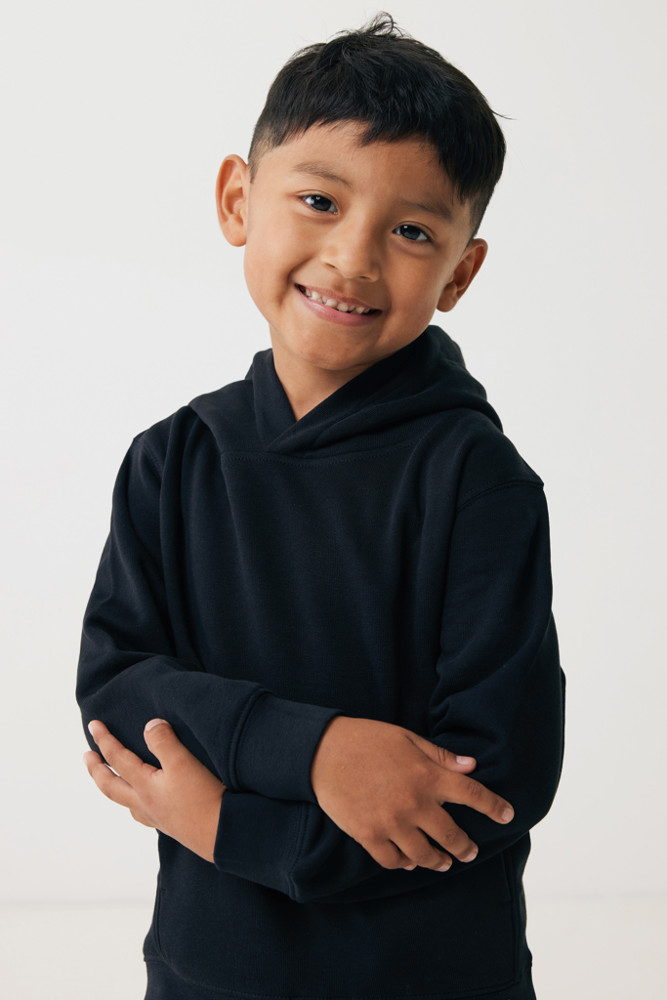 IQONIQ Yengo kids recycled cotton hoodie with sidepockets