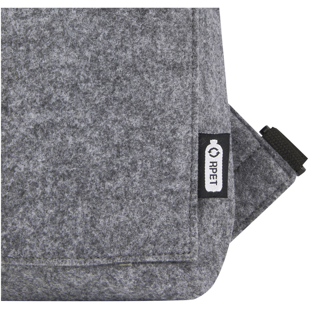 Felta GRS recycled felt roll-top bike bag 13L