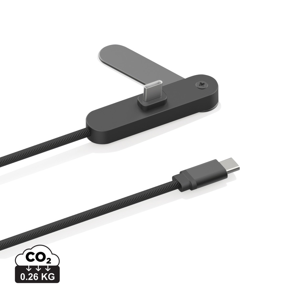 Aluvia RCS 65W PD Cable with adjustable phone stand