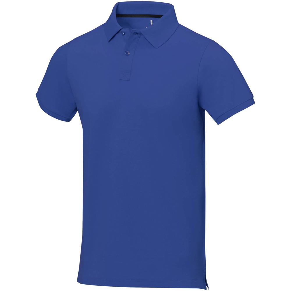 Calgary 200 g/m2 short sleeve men's polo - Blue