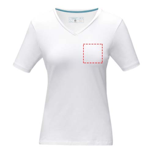 Kawartha short sleeve women's organic v-neck t-shirt