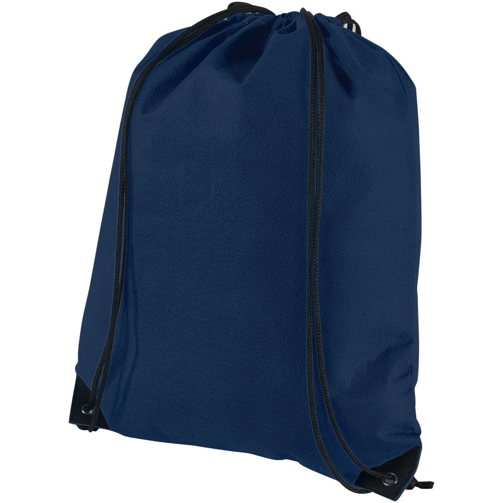 Evergreen non-woven drawstring bag 5L - navy