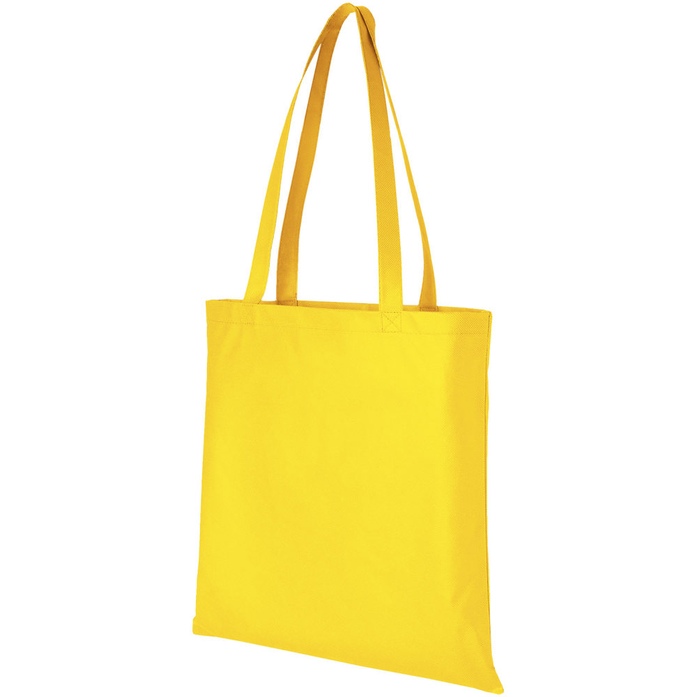 Zeus large non-woven convention tote bag 6L - Yellow