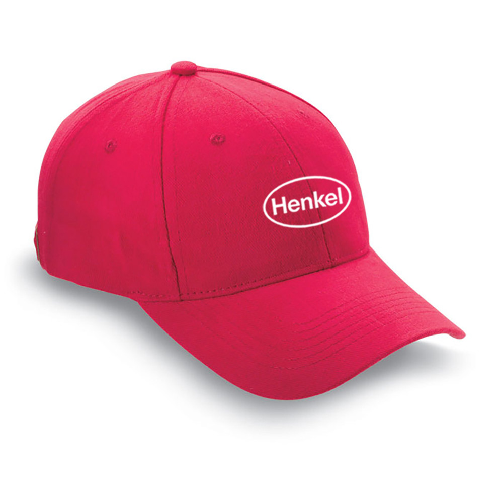 Henkel Baseball Cap Embroidery (red)