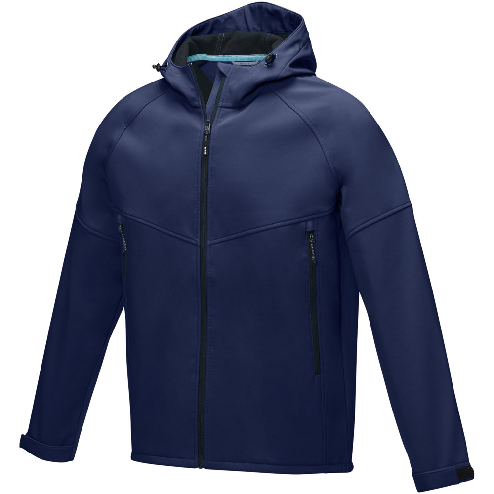 Coltan men’s GRS recycled softshell jacket - Navy