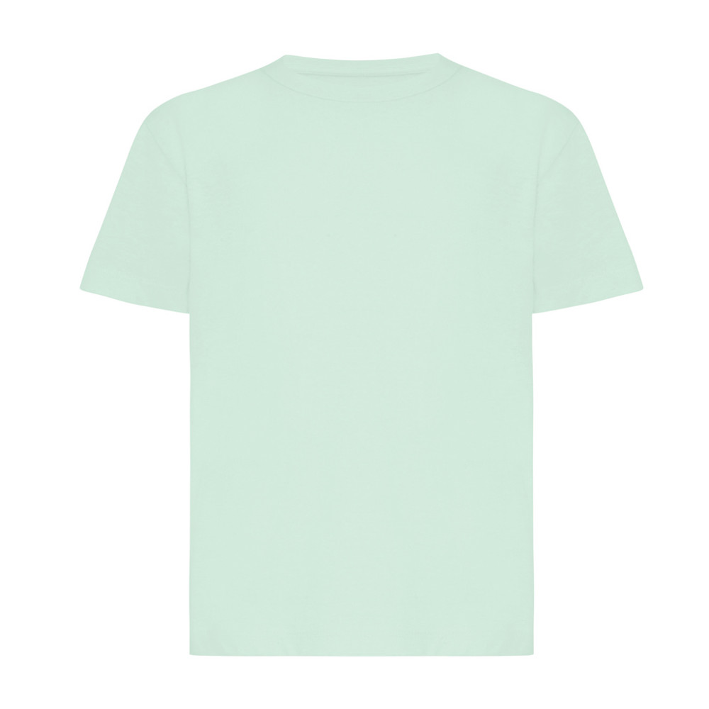 IQONIQ Koli kids lightweight recycled cotton t-shirt - crushed mint (± PMS 12-5410 TCX)