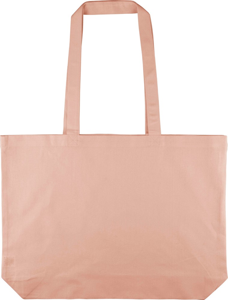 Cotton (140 gsm) shopping bag Tarin - peach