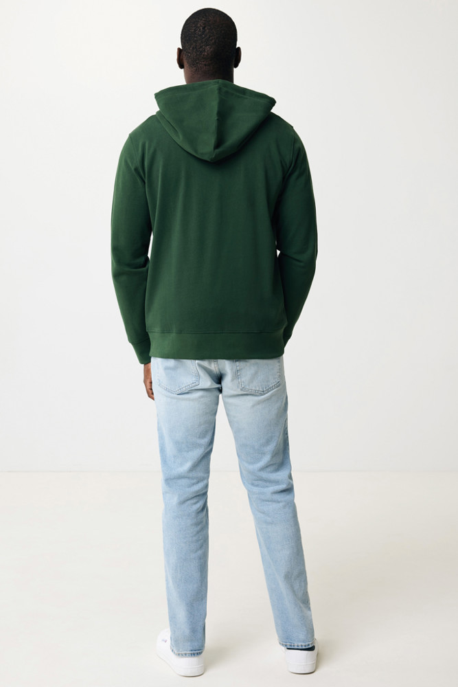 IQONIQ Abisko recycled cotton zip through hoodie