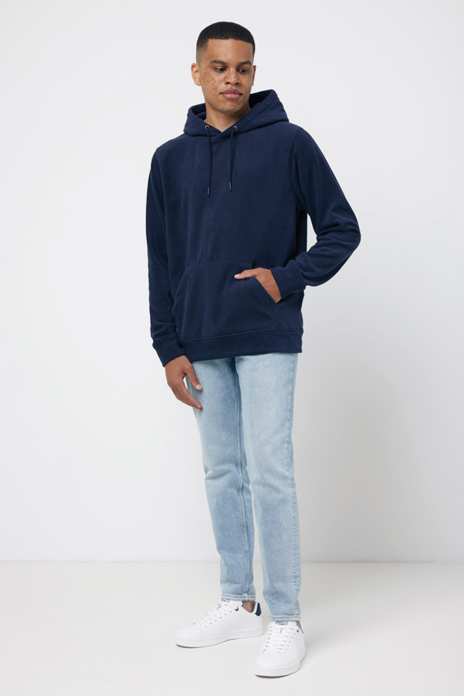 IQONIQ Trivor recycled polyester microfleece hoodie